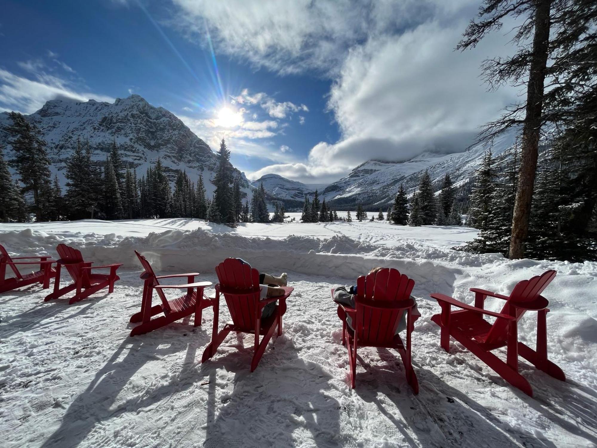 The Lodge At Bow Lake Lake Louise Bagian luar foto